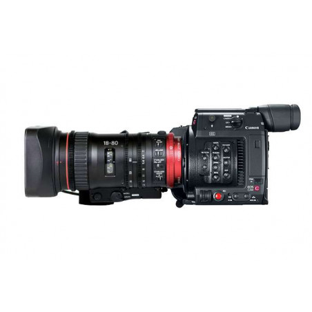 Set EOS C200 Canon videocamera 4K a 50P e/o Full HD a 120P + obiettivo Canon CN-E18-80 mm