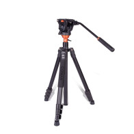 DF06 -Treppiede COMAN 4Sez. 550/1800mm Max Load 6g Testa Q5, alluminio