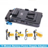 VFU1 Digitalfoto power supply Vlock system e portabatteria + aggancio per aste da 15mm