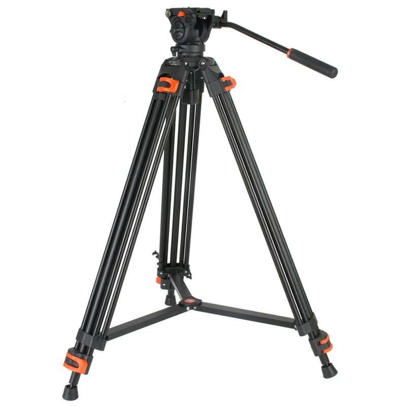 DF26AQ7 Treppiede video COMAN 3Sez. 905/1830mm Max Load 12Kg Testa Q7, Alluminio