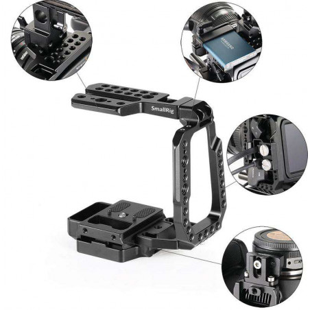 CVB2255 Smallrig QR Half Cage per Blackmagic Pocket Cinema Camera 4K e Pocket 6K