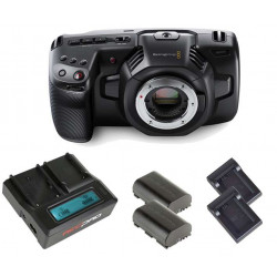 KIT 1 Pocket Cinema Camera 4K Blackmagic + Kit alimentazione Hedbox