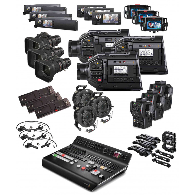 KIT STUDIO 3 URSA Broadcast Blackmagic 4K