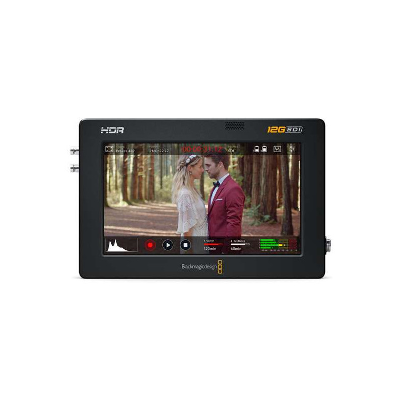 Video Assist 5" 12G Blackmagic monitor 5" HDR , Ultra HD, 2K e 4K DCI., LUT 3D
