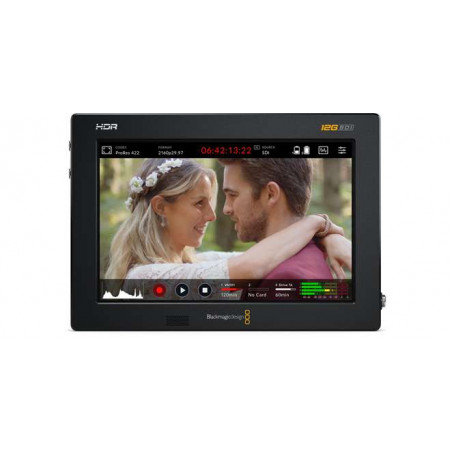 Video Assist 7" 12G Blackmagic monitor 7" HDR , Ultra HD, 2K e 4K DCI., LUT 3D, 2 slot SD