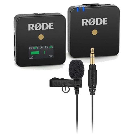 Kit WIGO Wireless GO Rode + LAVALIER GO, radiomicrofono compatto + microfono compatto