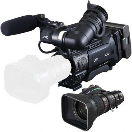 GY-HM890-KT17 Videocamera JVC 3 CMOS Full HD da 1/3"  FHD ENG + ottica Canon GY-HM890-KT17