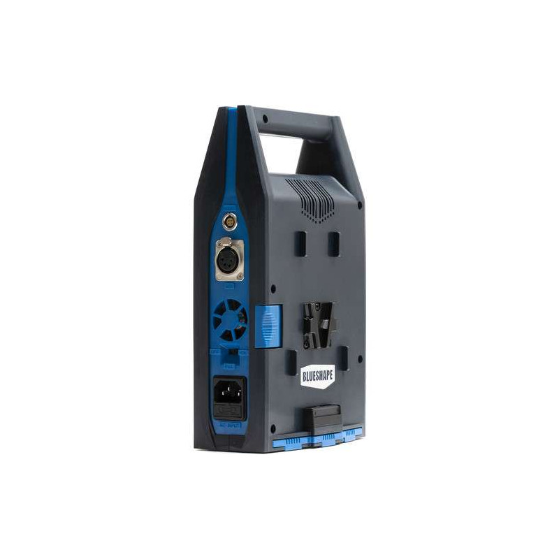 CVTR2P Blueshape Caricabatterie portatile simultaneo a 2 canali per batterie V-Lock