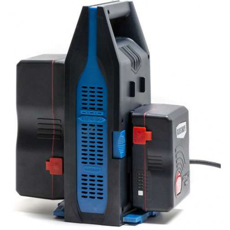 CVTR2P Blueshape Caricabatterie portatile simultaneo a 2 canali per batterie V-Lock