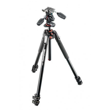 MK190XPRO3-3W Kit Manfrotto serie 190 a 3 sezioni alluminio con testa a 3 vie