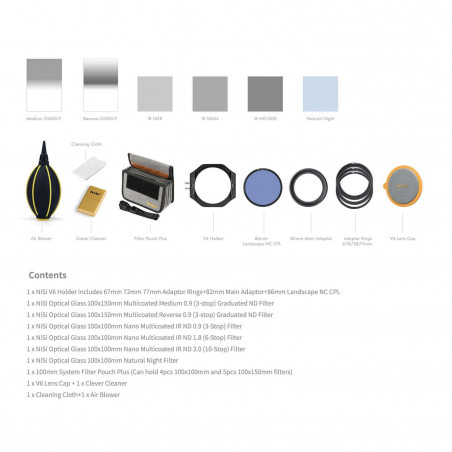 Advance Kit Square NiSi – V6 (III Serie) 100mm