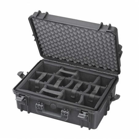 MNC503519CAM Hard Case con divisorie imbottite, ermetico