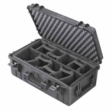 MNC522920CAM Hard Case, interno con divisorie imbottite