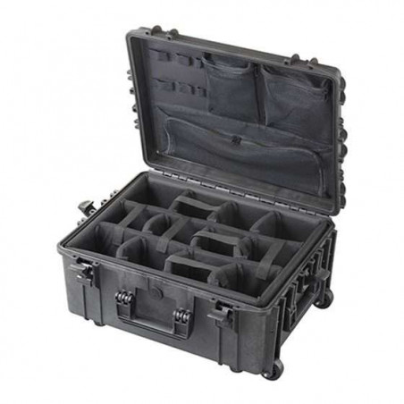 MNC544024CAM Hard Case, interno con divisorie imbottite