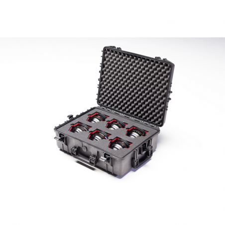 MNCTROPT Hard Case Trolley per Kit 6 Ottiche Canon Cine