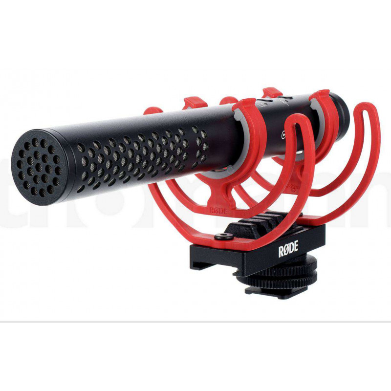 VMNTG Microfono mezzofucile per foto/videocamere, interfaccia USB integrata con batteria ricaricabile