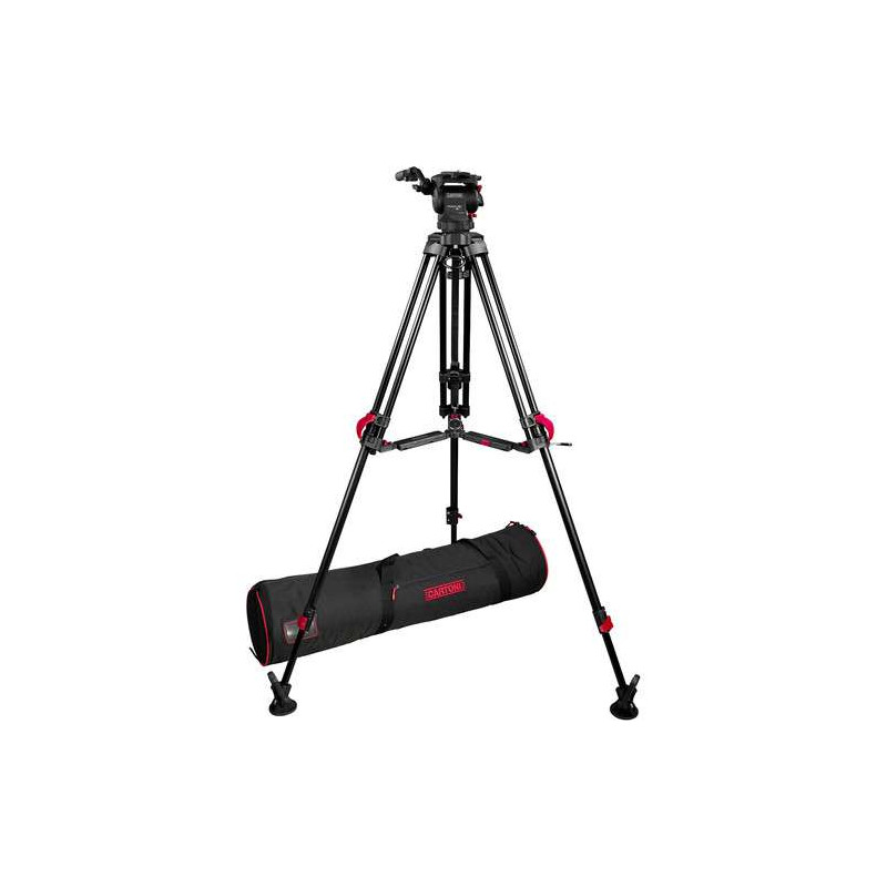 Focus 12 KF12-RLM Cartoni Sistema 2-St-Alu Red Lock