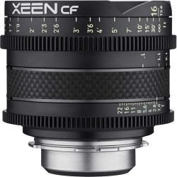 SYF16C Samyang XEEN CF Obiettivo 16mm T2.6 FF Cine Canon EF in fibra di carbonio