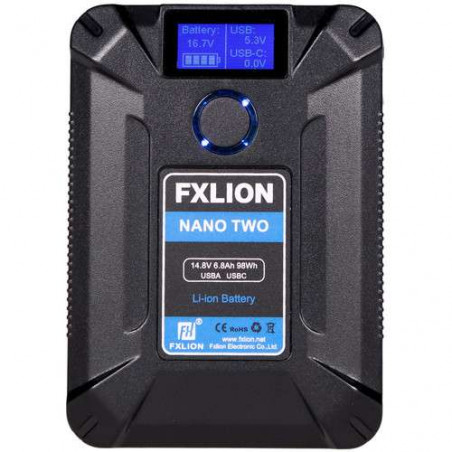 Nano Two Fxlion batteria V-Lock, 14,8V 98Wh 6,8A, D-TAP USB-A-C-MICRO OUTPUT