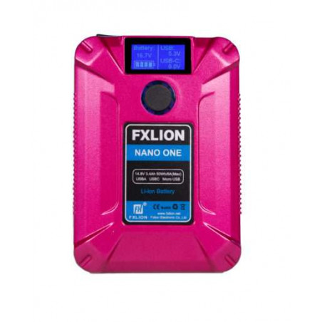 Nano One Fxlion batteria V-Lock color, 14,8V 50Wh 3,4A, D-TAP USB-A-C-MICRO OUTPUT