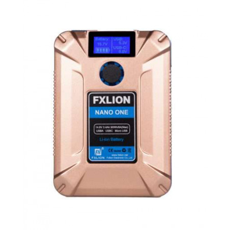 Nano One Fxlion batteria V-Lock color, 14,8V 50Wh 3,4A, D-TAP USB-A-C-MICRO OUTPUT