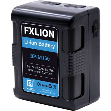 FX- BPM150 Fxlion batteria V-Lock, 14,8V 148Wh 10A, 2 D-TAP  Mini Size