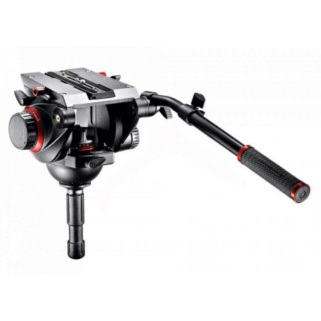 MVK509TWINFA Manfrotto 509 Pro Testa video e treppiede 645 Fast Twin Alu