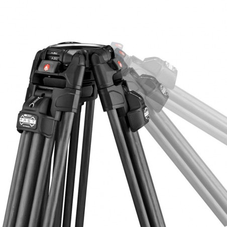 MVK526TWINFC Manfrotto 526 Pro Testa video,treppiede 645 Fast Twin Carbon