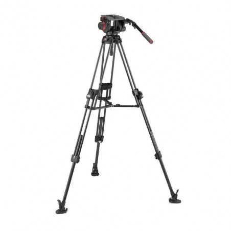 MVK509TWINFC Manfrotto 509 Pro Testa video,treppiede 645 Fast Twin Carbon