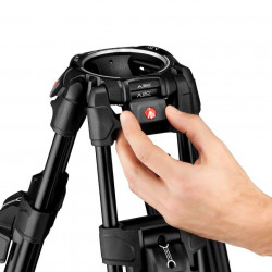 MVTTWINFA Manfrotto Treppiede 645 Fast a doppio tubo Alu(stella non inclusa)