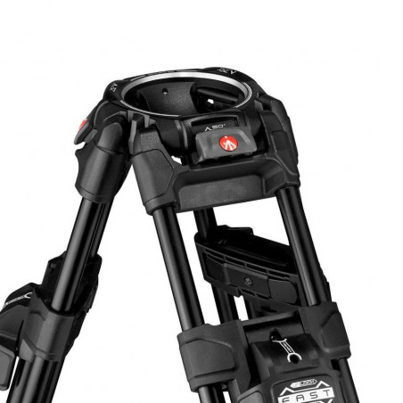 MVTTWINFA Manfrotto Treppiede 645 Fast a doppio tubo Alu(stella non inclusa)