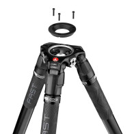 MVTSNGFC Manfrotto Treppiede 635 Fast Tubo Singolo Fibra di Carbonio(stella non inclusa)