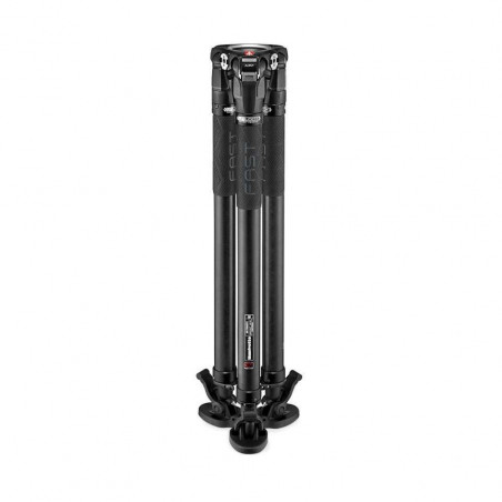 MVTSNGFC Manfrotto Treppiede 635 Fast Tubo Singolo Fibra di Carbonio(stella non inclusa)