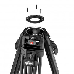 MVTTWINFC Manfrotto Treppiede 645 Fast a doppio tubo Carbon