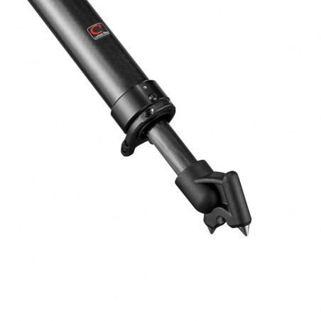 MVK612SNGFC Manfrotto Nitrotech 612 con Treppiede 635 Fast Tubo Singolo Carbonio (stella non inclusa)