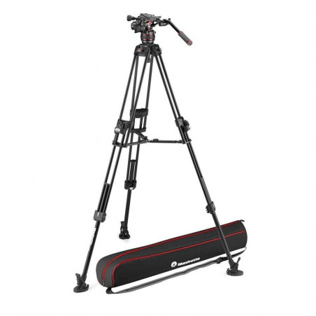 MVK608TWINFA Manfrotto Nitrotech Serie 608 e Treppiede 645 Fast doppio tubo Alu(stella non inclusa)