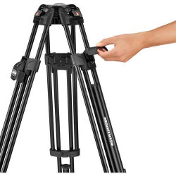 MVK504XTWINFA Manfrotto Testa Piatta 504X e treppiede 645 Fast Twin Alu