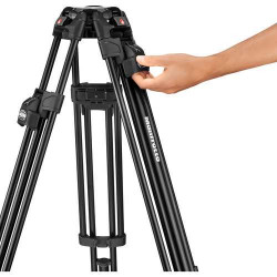 MVK504XTWINFA Manfrotto Testa Piatta 504X e treppiede 645 Fast Twin Alu