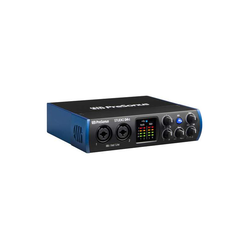 S24C PreSonus STUDIO 24c interfaccia audio USB-C 24bit/192kHz, 2 IN pre 48V e 4