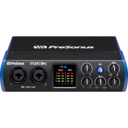 S24C PreSonus STUDIO 24c interfaccia audio USB-C 24bit/192kHz, 2 IN pre 48V e 4