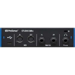 S24C PreSonus STUDIO 24c interfaccia audio USB-C 24bit/192kHz, 2 IN pre 48V e 4