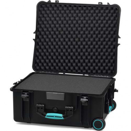 HPRC 2700WCUBBLB Hard Case with Foam (Black with Blue Handle)