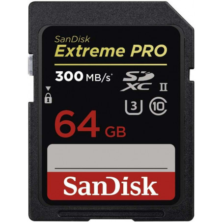 SANDISK SDXC  EXTREME PRO 64GB HC 260/300MBs C10 3100859