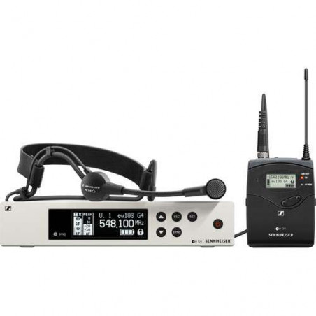 KIT SENNHEISER TX SK100 G4+Lavalier ME3RX a Rack 100 EM G4