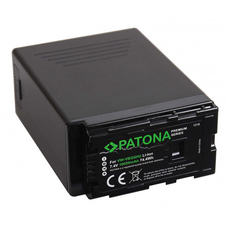 1318 Batteria Patona  Li-Ion tipo Panasonic VW-VBG6 7,4V-10Ah