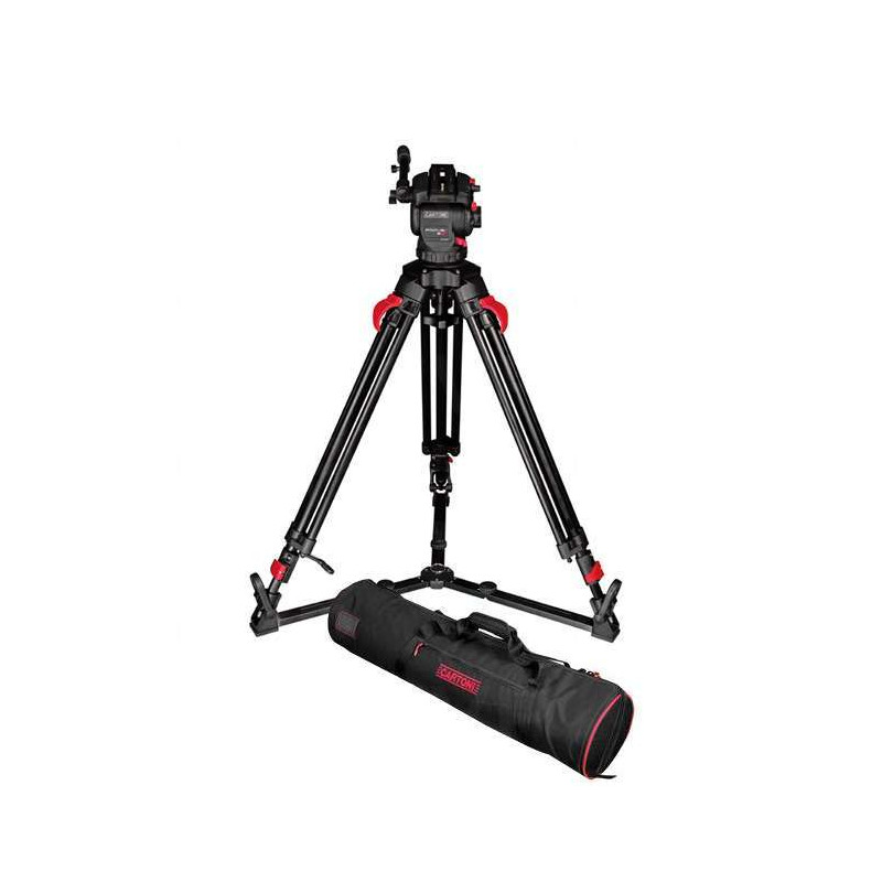 Focus 10 KF10-RLG Cartoni Sistema 2-St-Alu Red Lock