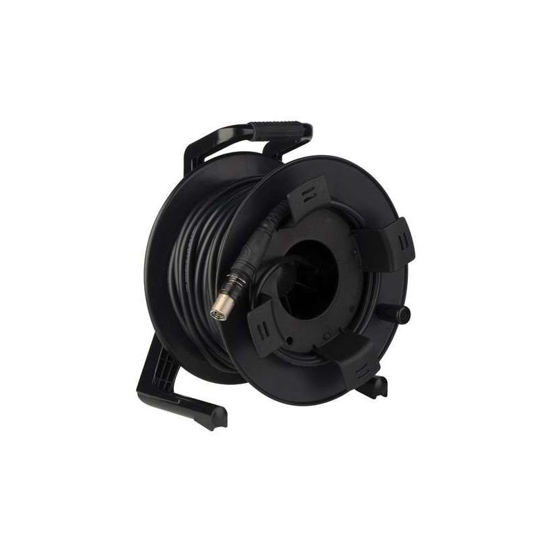 CAVO FIBRA OTTICA IBRIDO HDTV SMPTE 311M, 50m, CON RULLO AVVOLGICAVO