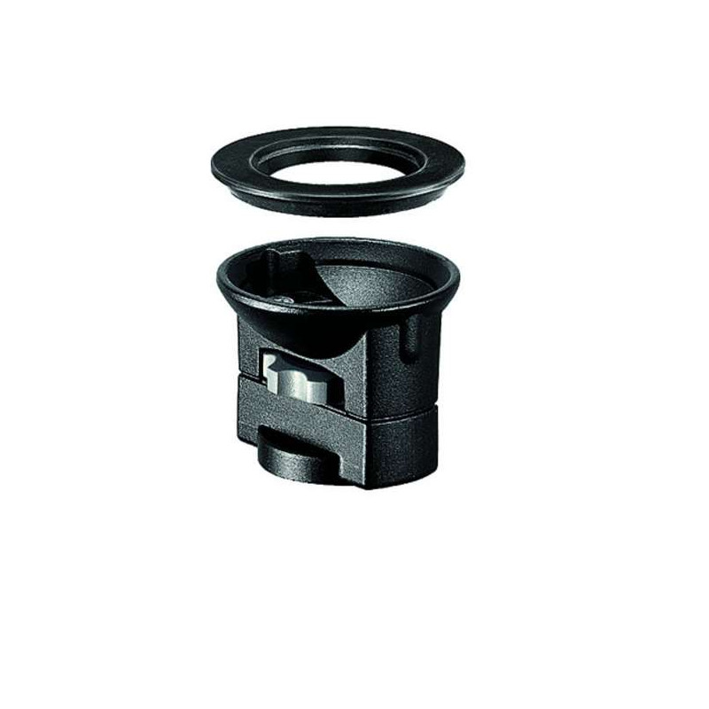325N Adattatore Manfrotto per treppiedi da base piatta a culla 100/75mm