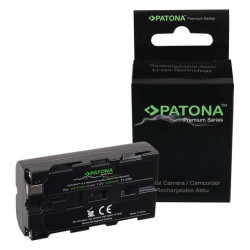 Batteria Patona tipo NP-F550 Sony, 3A 7,2V 21,6W