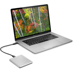 Mobile Drive LaCie 4 TB - USB 3.1 USB-C - Hard disk esterno silver
